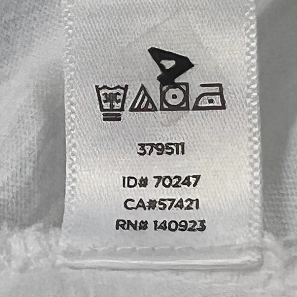 Ann TAYLOR LOFT ROUND NECK SHORT SLEEVE‎ SLUB JERSEY FRINGE T-SHIRT WHITE SMALL - Picture 11 of 11